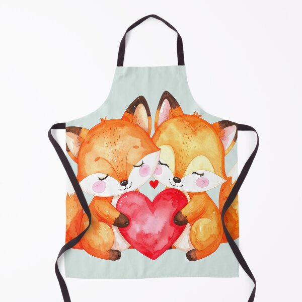 Item preview, Small heart, great love, two foxes designed and sold by LiskoDesign.