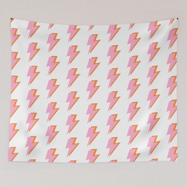 Item preview, Light Pink and Orange Lightning  designed and sold by OneThreeSix.