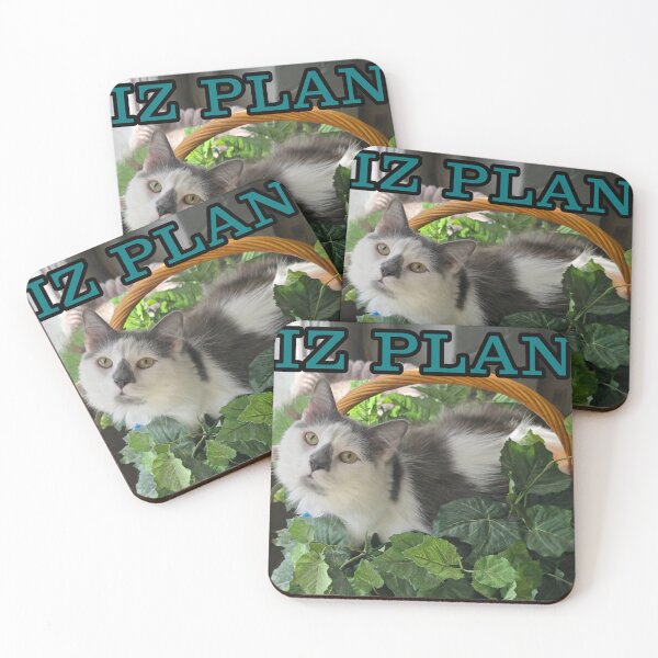 Item preview, Fluffy cat in plant  designed and sold by Cat Haven & Rescue .