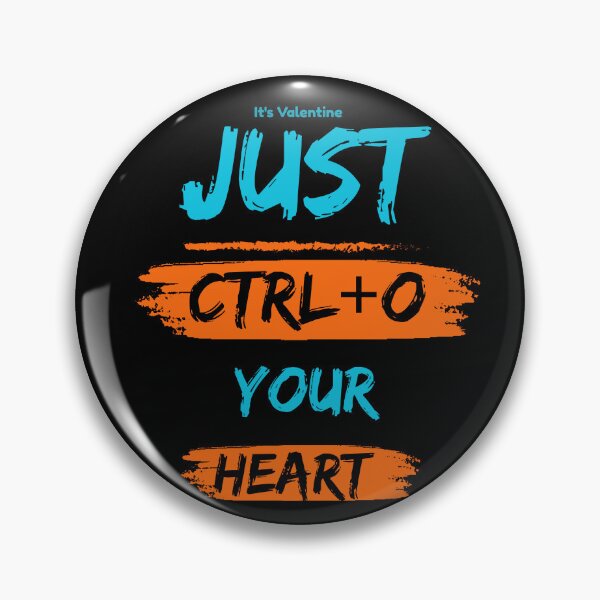 Item preview, Ctrl+O Open Your Heart Keyboard Shortcuts for Valentine  designed and sold by UC-AbelBooks.