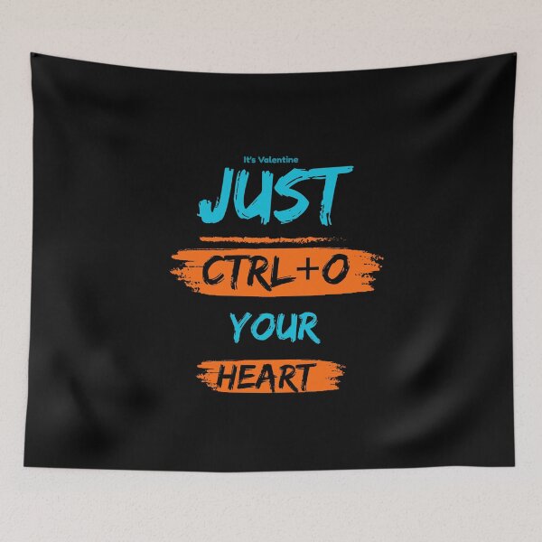 Item preview, Ctrl+O Open Your Heart Keyboard Shortcuts for Valentine  designed and sold by UC-AbelBooks.