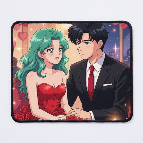 Item preview, Michiru and Mamoru on a Valentine's Date designed and sold by Solace Sparkles.