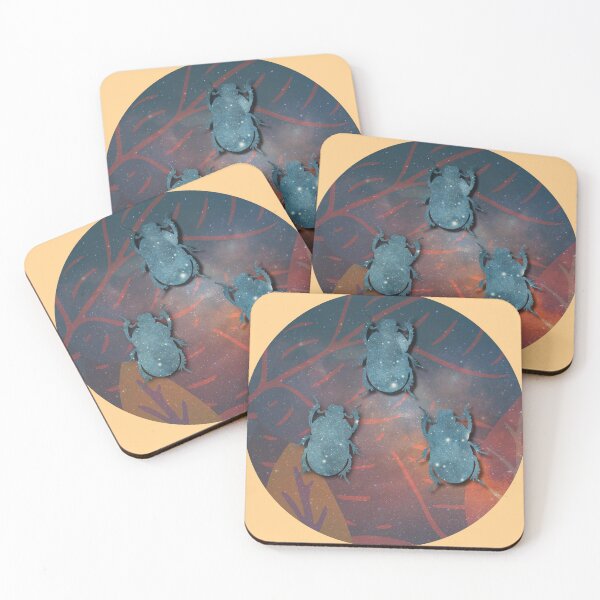Item preview, Galaxy Beetles Starry Night Design designed and sold by 3DDesignSpot.