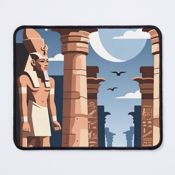 Item preview, Ancient Egyptian Temple Pharaoh Statues designed and sold by SassyArtistry.