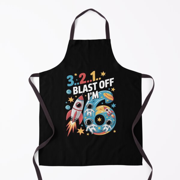 Item preview, Kids 6 Year Old Astronaut Outer Space Birthday 6th Birthday Boys designed and sold by joyouartArt.