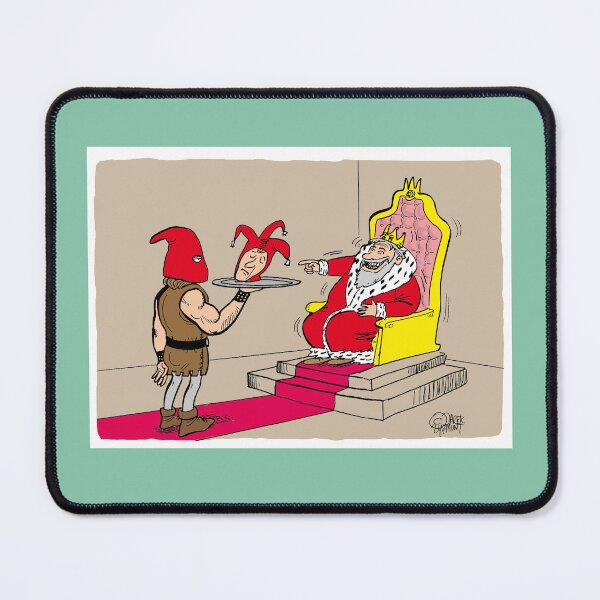 Item preview, The Last Laugh - Dark Medieval Humor Cartoon designed and sold by Jack Sieg.