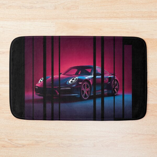 Item preview, Porsch 911 Turbo S inspired Design Vintage racing poster style, dynamic motion lines 9 designed and sold by Neon G.
