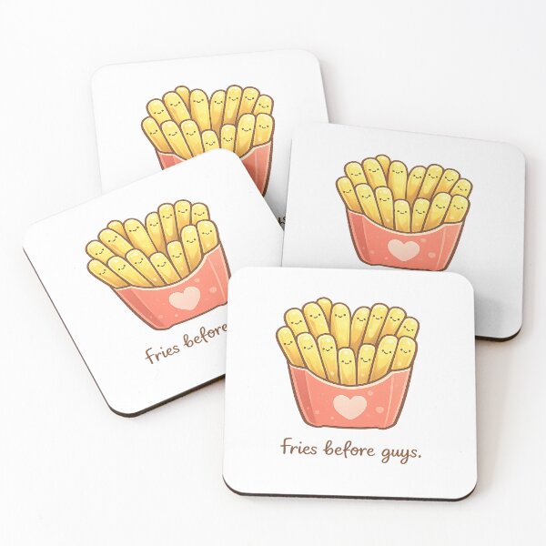 Item preview, Fries Before Guys – Cute Kawaii Fries designed and sold by MIArt Studio.