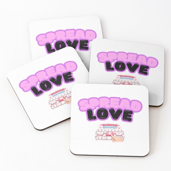Item preview, Spread Love Gift Design for Computer Keyboard Lovers designed and sold by UC-AbelBooks.