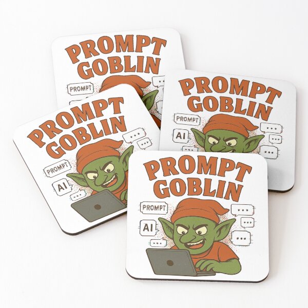 Item preview, Prompt Goblin – AI Addict Meme Design designed and sold by ArminGreen.