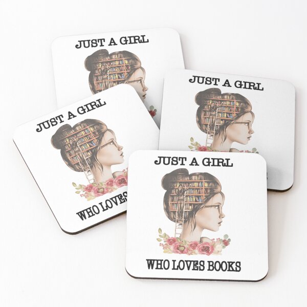 Item preview, Just A Girl Who Loves Book designed and sold by Thread&Fable.