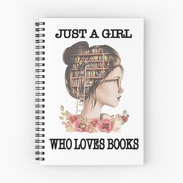 Item preview, Just A Girl Who Loves Book designed and sold by Thread&Fable.