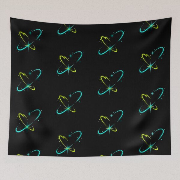 Item preview, Neon Glow Butterfly - Yellow & Cyan Design designed and sold by Snapystyle.