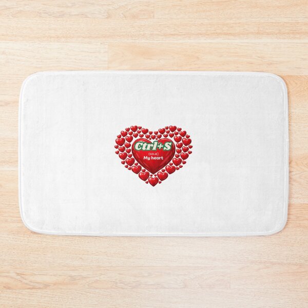 Item preview, Keyboard Lovers Ctrl Save My Heart Valentine Design designed and sold by UC-AbelBooks.