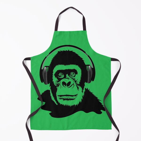 Item preview, Gorilla with Headphones designed and sold by gorilla-tees.