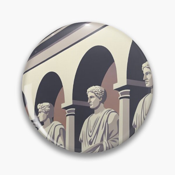 Item preview, Classical Roman Statue Colonnade designed and sold by SassyArtistry.