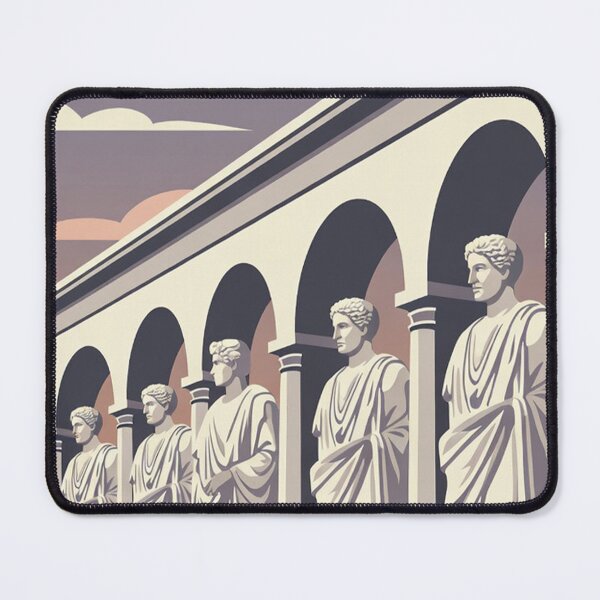 Item preview, Classical Roman Statue Colonnade designed and sold by SassyArtistry.