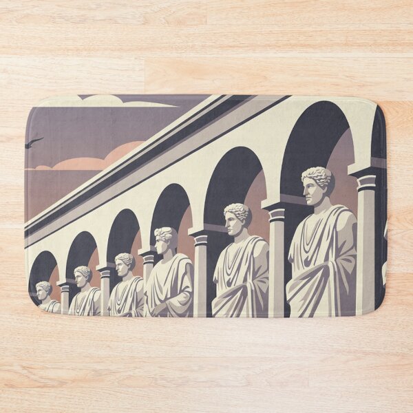 Item preview, Classical Roman Statue Colonnade designed and sold by SassyArtistry.