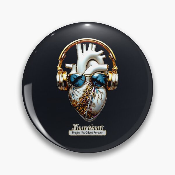 Item preview, Pulse Fracture: Heartbeat-Fragile, Yet Gilded Forever designed and sold by Shift-Bloom.