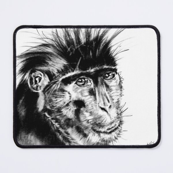 Item preview, Black crested Macaque (AllansArts) designed and sold by AllansArts.