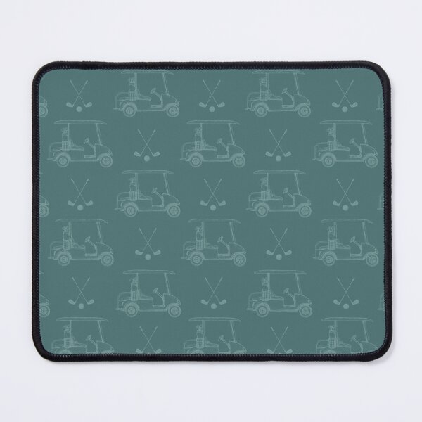 Item preview, Tonal Golf Carts & Clubs on Dark Gray Cyan designed and sold by KSimpson838.
