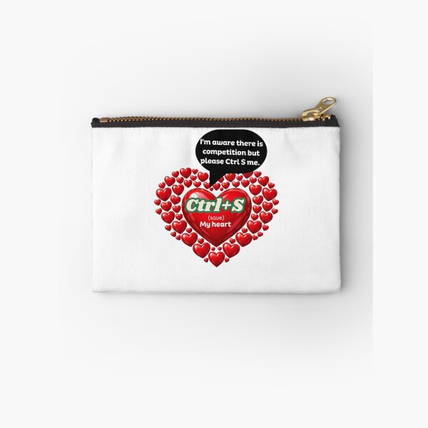 Item preview, Please Control Save my Heart Couple Valentine Design for Shortcut Lovers designed and sold by UC-AbelBooks.