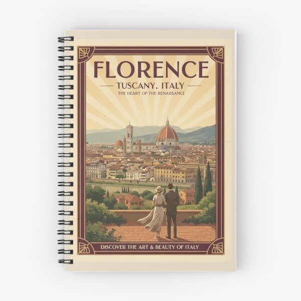 Item preview, Vintage Florence Italy Poster | Duomo Cathedral Tuscany Travel Wall Art | Retro Italian Renaissance Print designed and sold by Eclipse 3699.