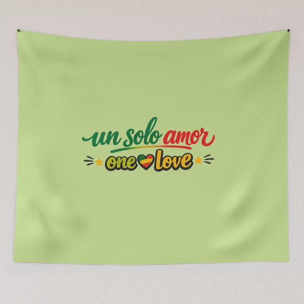 Item preview, Un Solo Amor – One Love Bilingual Unity Typography designed and sold by Right-UR.