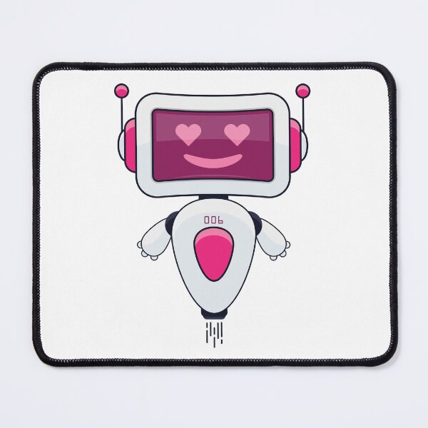 Item preview, Cute Pink Robot 006 designed and sold by Captain Creative.