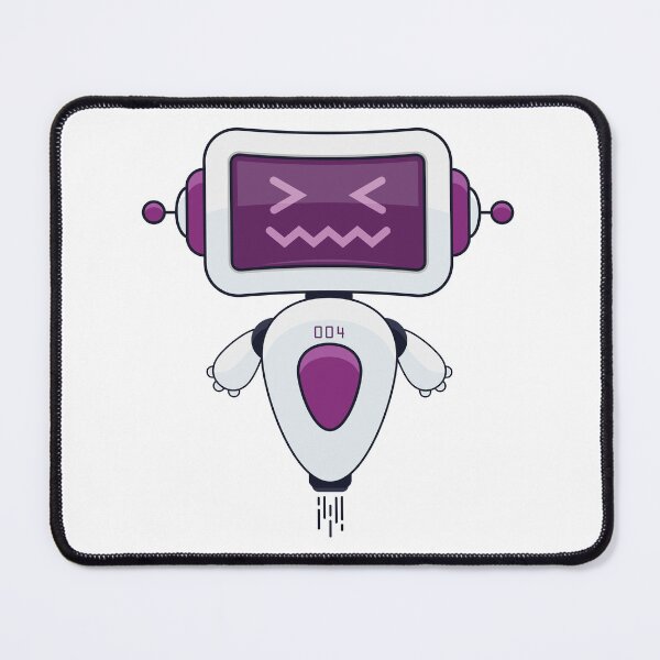 Item preview, Cute Purple Robot 004 designed and sold by Captain Creative.