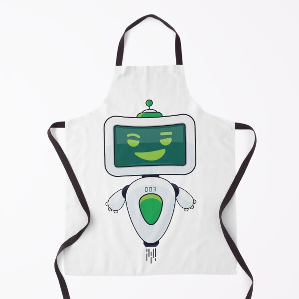 Item preview, Cute Green Robot 003 designed and sold by Captain Creative.