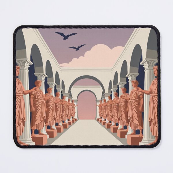Item preview, Ancient Roman Statue Colonnade designed and sold by SassyArtistry.