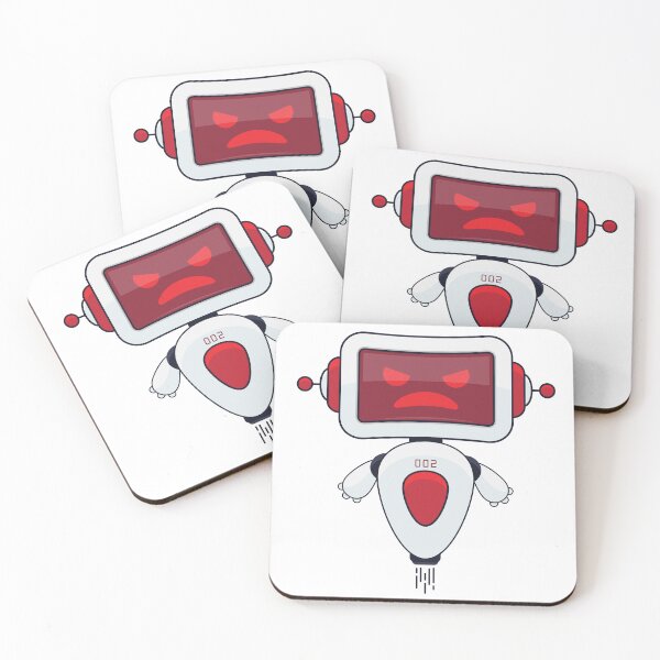 Item preview, Cute Red Robot 002 designed and sold by Captain Creative.