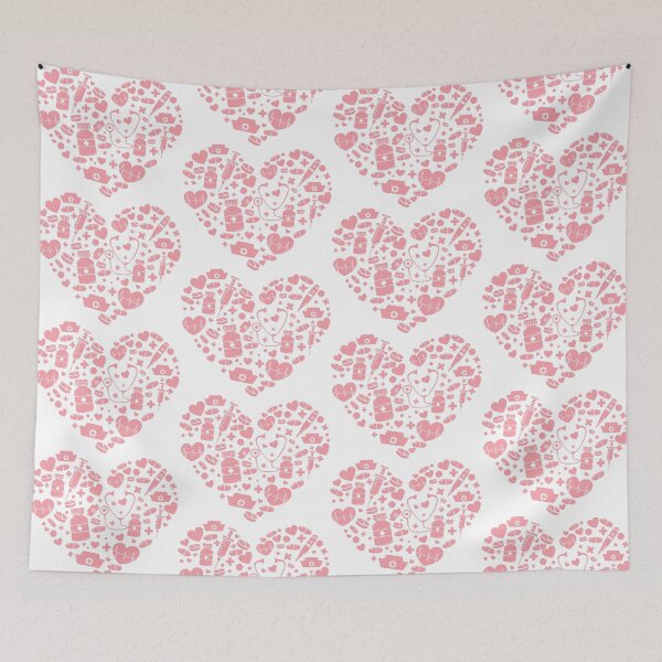 Item preview, Cupid's Favorite Nurse - Pink Stethoscope Valentine Gift designed and sold by Krasnovaovaova.
