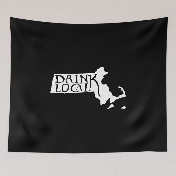 Item preview, Drink Local Massachusetts State Outline Craft Beer designed and sold by graf1k.