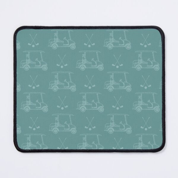 Item preview, Tonal Golf Carts & Clubs on Gray Cyan designed and sold by KSimpson838.