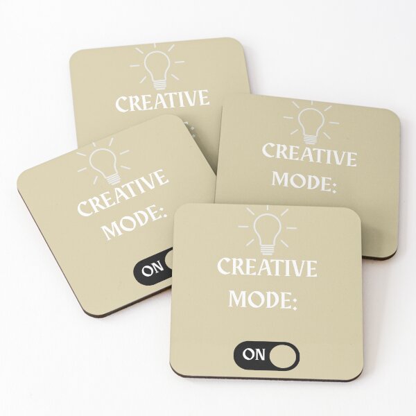 Item preview, Beige Creative Mode ON designed and sold by Inkae Studio.