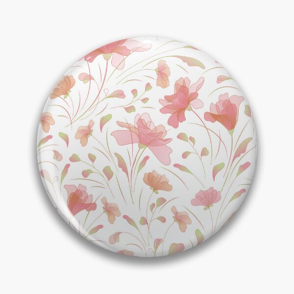 Item preview, Seamless Floral Pattern with Pink Flowers designed and sold by ColorloomArt.