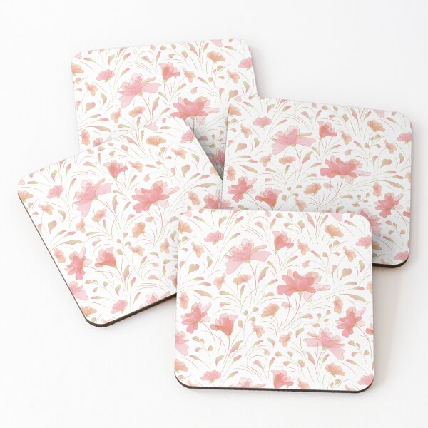 Item preview, Seamless Floral Pattern with Pink Flowers designed and sold by ColorloomArt.