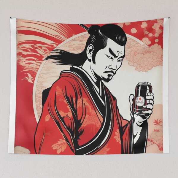 Item preview, Samurai Pop Art Ukiyo e | Japanese Warrior Art designed and sold by Vandy Fullam.