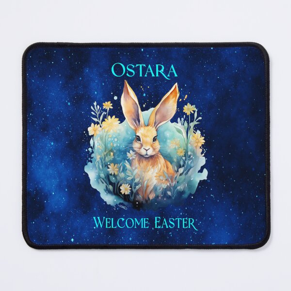 Item preview, Celestial Ostara Hare — Guardian of Spring’s Awakening designed and sold by MysticOzzy.