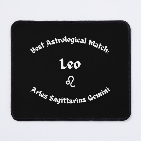 Item preview, Leo Best Astrological Match – Circular Zodiac Compatibility Design designed and sold by MOKRONOS.