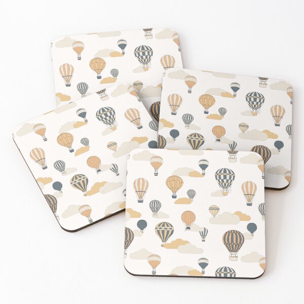 Item preview, Seamless Hot Air Balloon Pattern designed and sold by ColorloomArt.