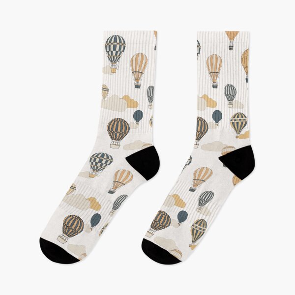 Item preview, Seamless Hot Air Balloon Pattern designed and sold by ColorloomArt.