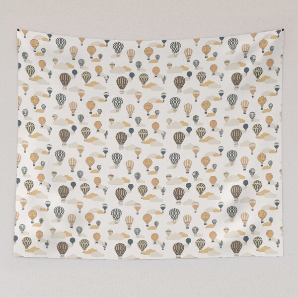Item preview, Seamless Hot Air Balloon Pattern designed and sold by ColorloomArt.