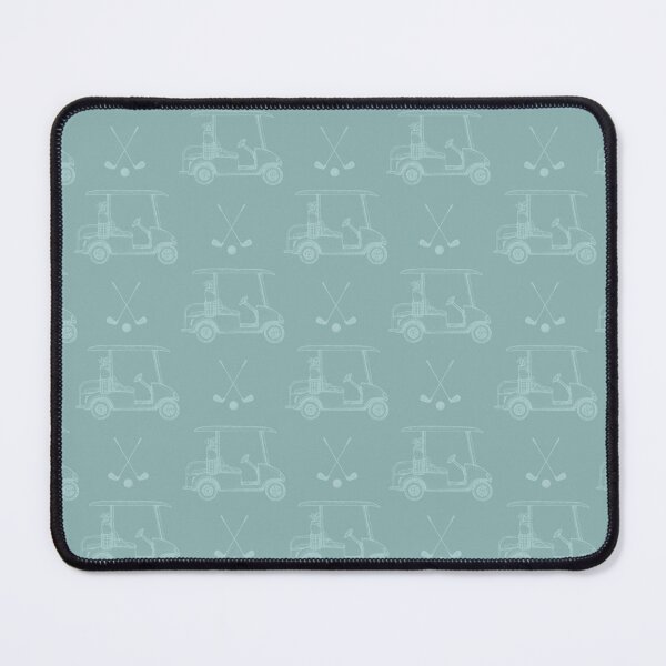Item preview, Tonal Golf Carts & Clubs on Light Gray Cyan designed and sold by KSimpson838.