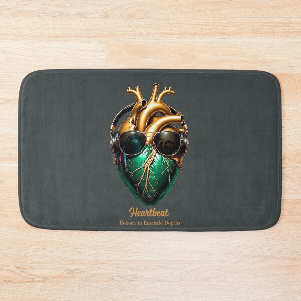 Item preview, Pulse Fracture: Heartbeat Reborn in Emerald Depths designed and sold by Shift-Bloom.