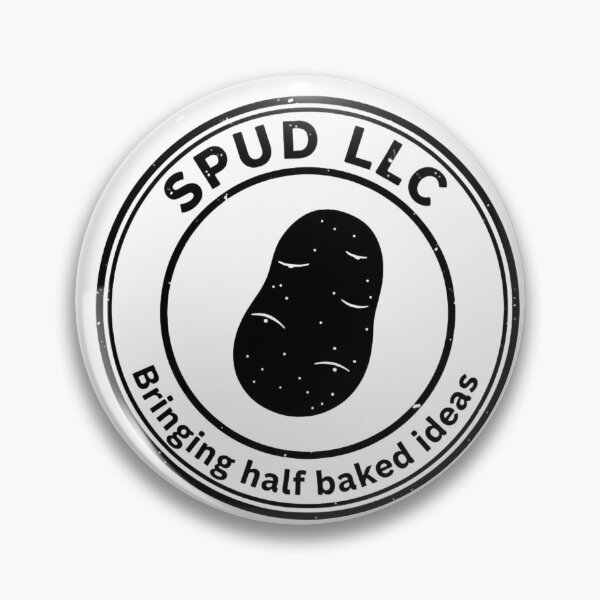 Item preview, SPUD LLC Minimalist Potato Stamp Logo designed and sold by octozap.