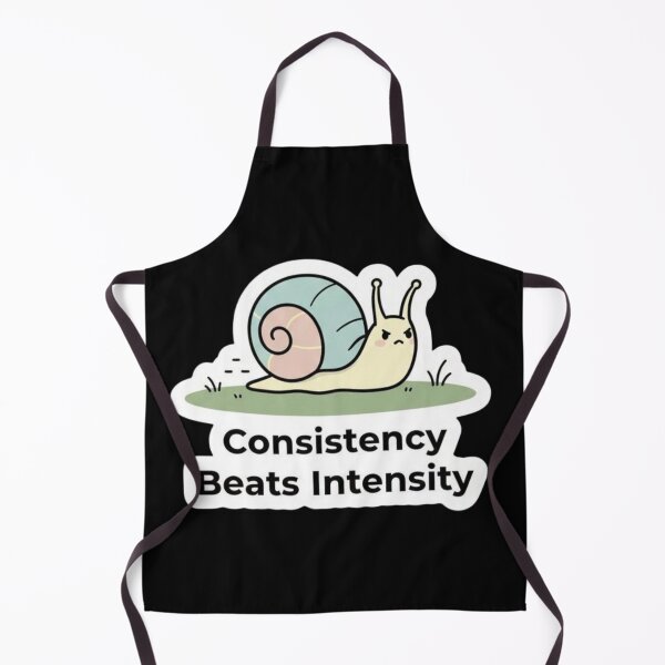 Item preview, Consistency Beats Intensity Motivation Quote | Habit Building Mindset Design designed and sold by SV-Creation.