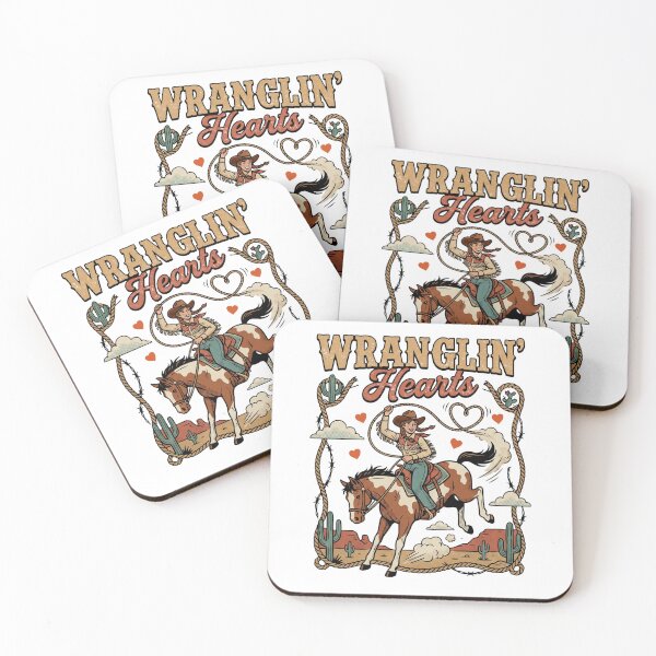 Item preview, Wranglin Hearts Cowgirl Valentine Vibes designed and sold by FreshVibe Prints.